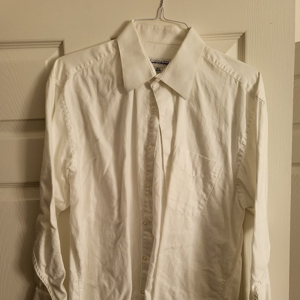 White Button Up Shirt, 16.5/32-33